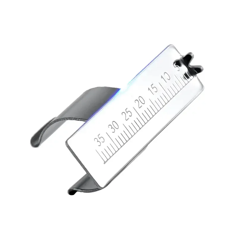 2pcs Dental Root Canal Measurement Ring Ruler Dental Measuring Ring Ruler Stainless Steel Finger Ring Dentist Ring Ruler Tools