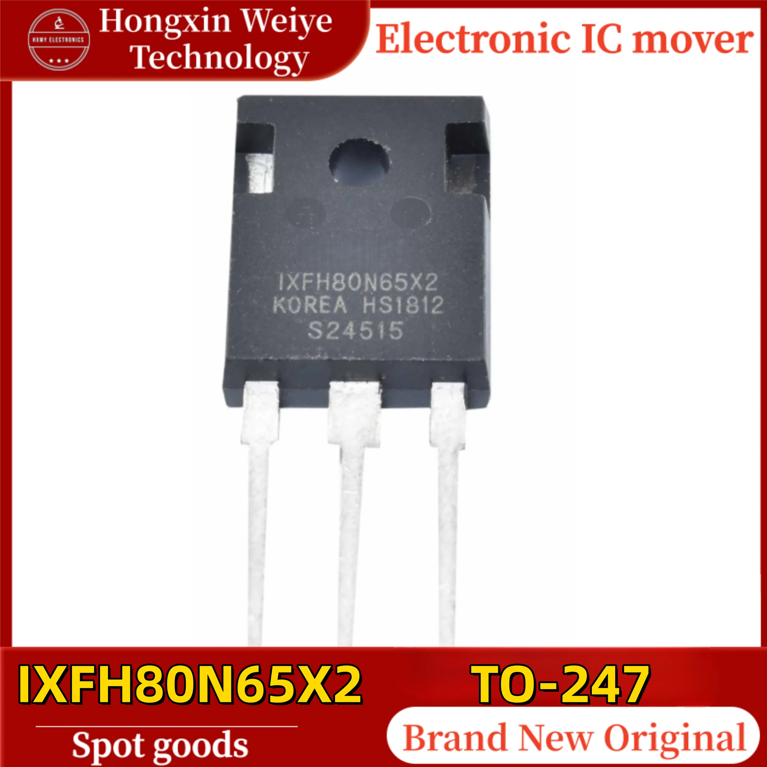 

(5/20 pieces) IXFH80N65X2 TO-247 XFH80N 650V 80A MOSFET Power Transistor IC 100% Original In Stock Fast Shipping
