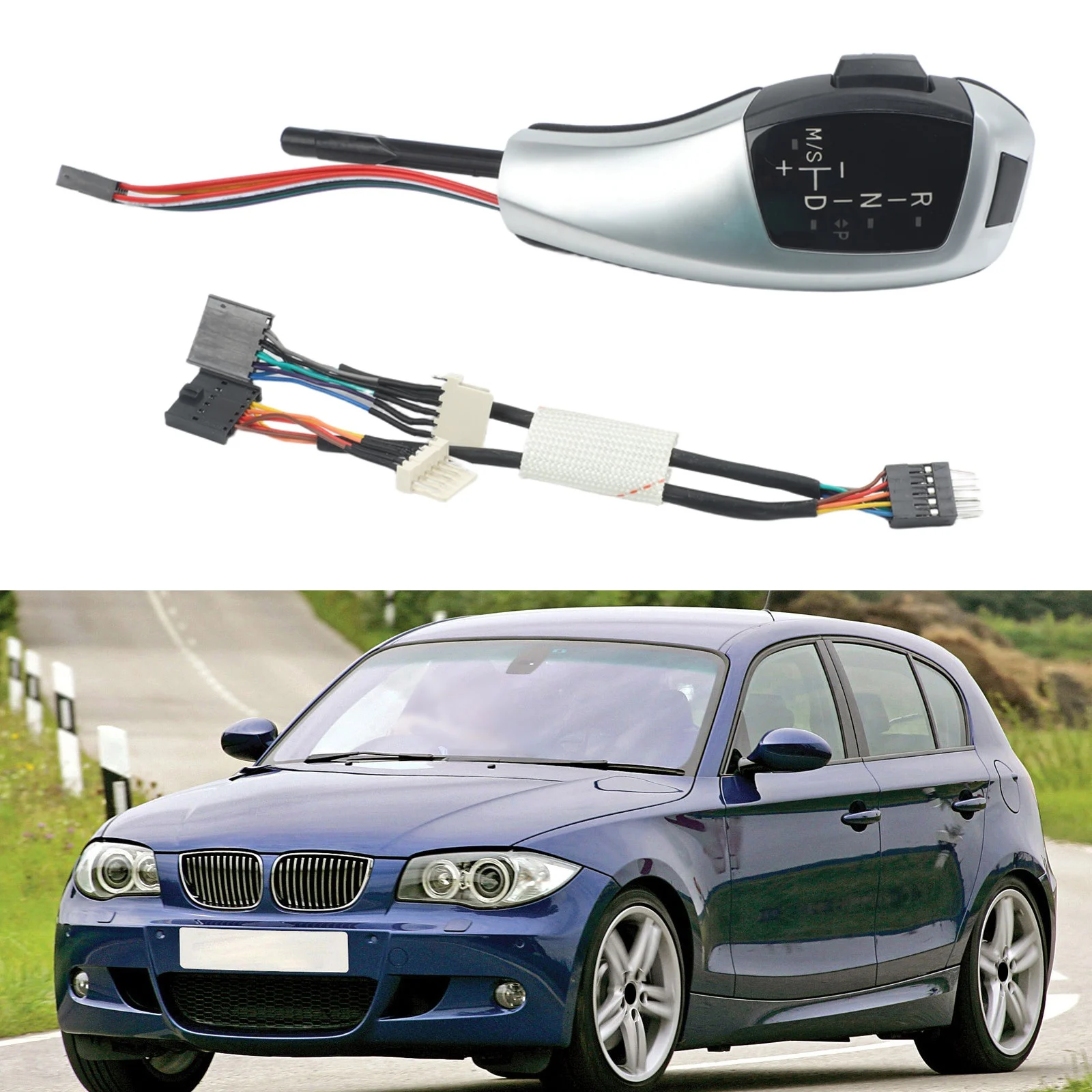 For BMW 1 Series E81 E82 E87 for e88 LED Shift Knob 2004 2011 Left Hand Drive Version for Enhanced Gear Visibility and Control