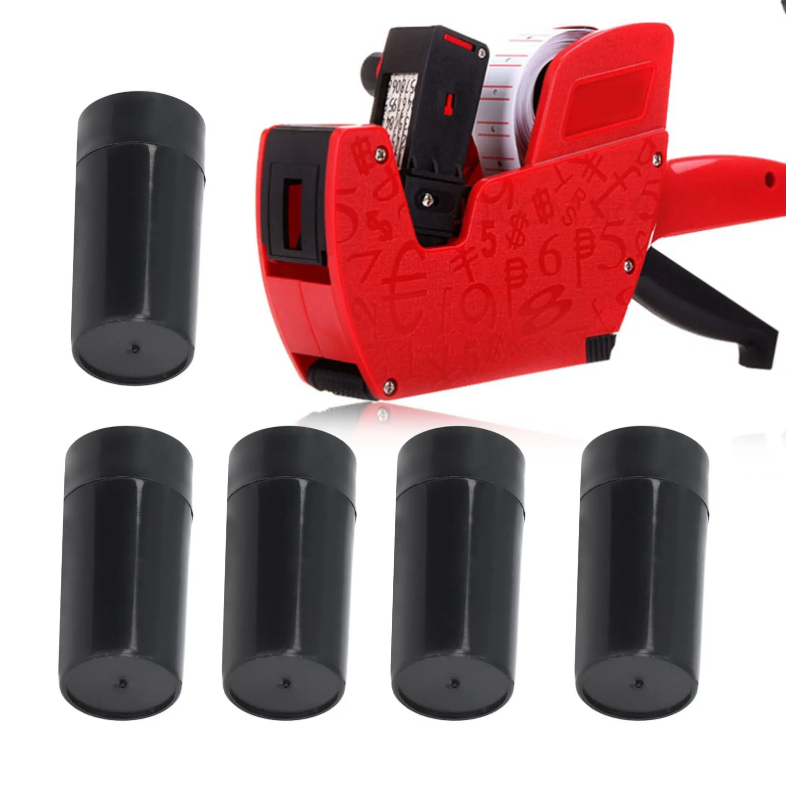 5Pcs Tinte Rolle Nachfüllen Tinte Roller Patrone für MX5500 Etikettierung Tinte Rolle Label Tinte Rolle Rolle Patrone 20mm Zubehör Set Kit