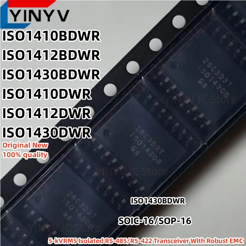 5Pcs ISO1410DWR ISO1410 ISO1410BDWR ISO1410B ISO1412DWR ISO1412 ISO1412BDWR ISO1412B ISO1430DWR ISO1430 ISO1430BDWR ISO1430B New