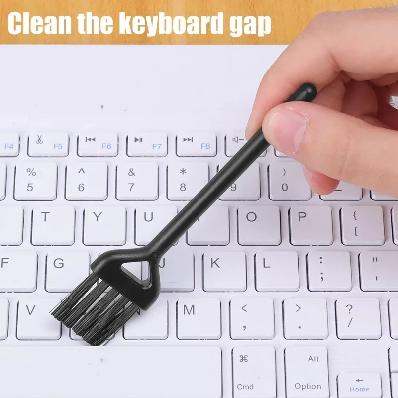 3pcsUniversal Mini Cleaning Brush For Laptop PC Keyboard Mobile Phone Hole Cleaner Home Window Groove Corner Dust Remover Tool