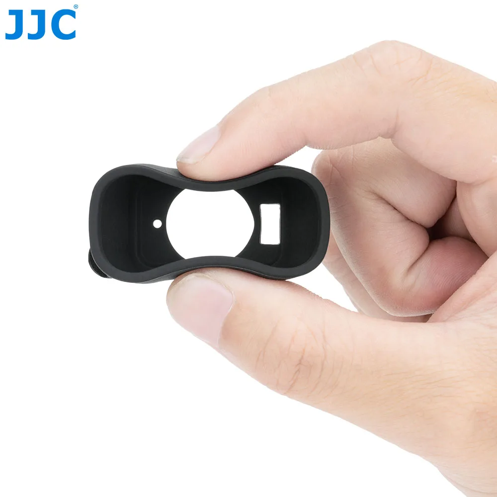 فنجان عين مطاطي طويل ناعم من JJC لـ Fuji Fujifilm X Half Fuji X نصف كاميرا كوب عين ممتد ملحقات عدسة الكاميرا الموسعة