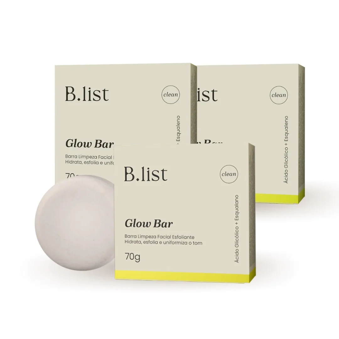 Cleaning Bar Glow Bar Blist Exfoliating 3x70g Kit