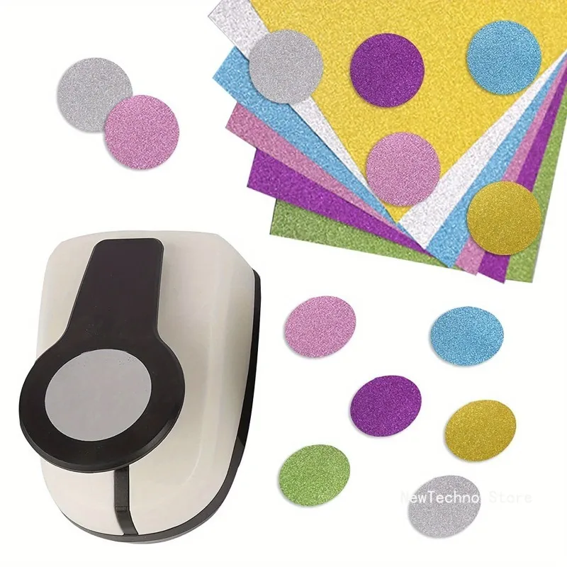 Imagem -02 - Único Buraco Craft Paper Puncher Furador Redondo para Fazer Cartão Faça Você Mesmo Scrapbook Art Crafts Photo Album Decoration