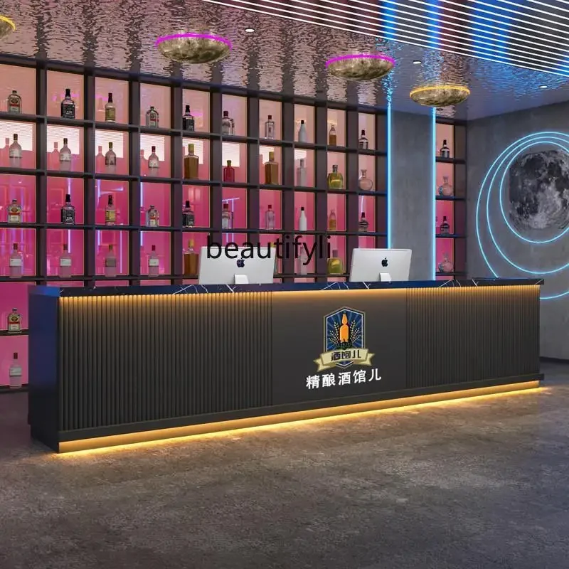 Grandes descuentos en muebles de estilo industrial para bares, KTV, catering, recepción, salas de billar, mostrador de pago, vitrina para vinos