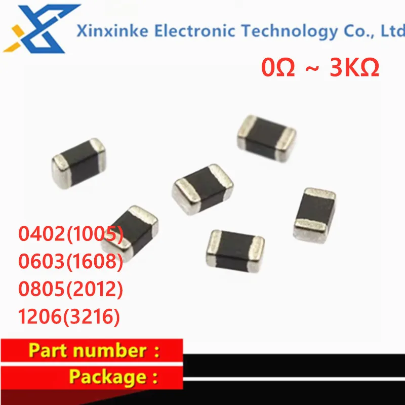 100PCS 0402 0603 08… - image