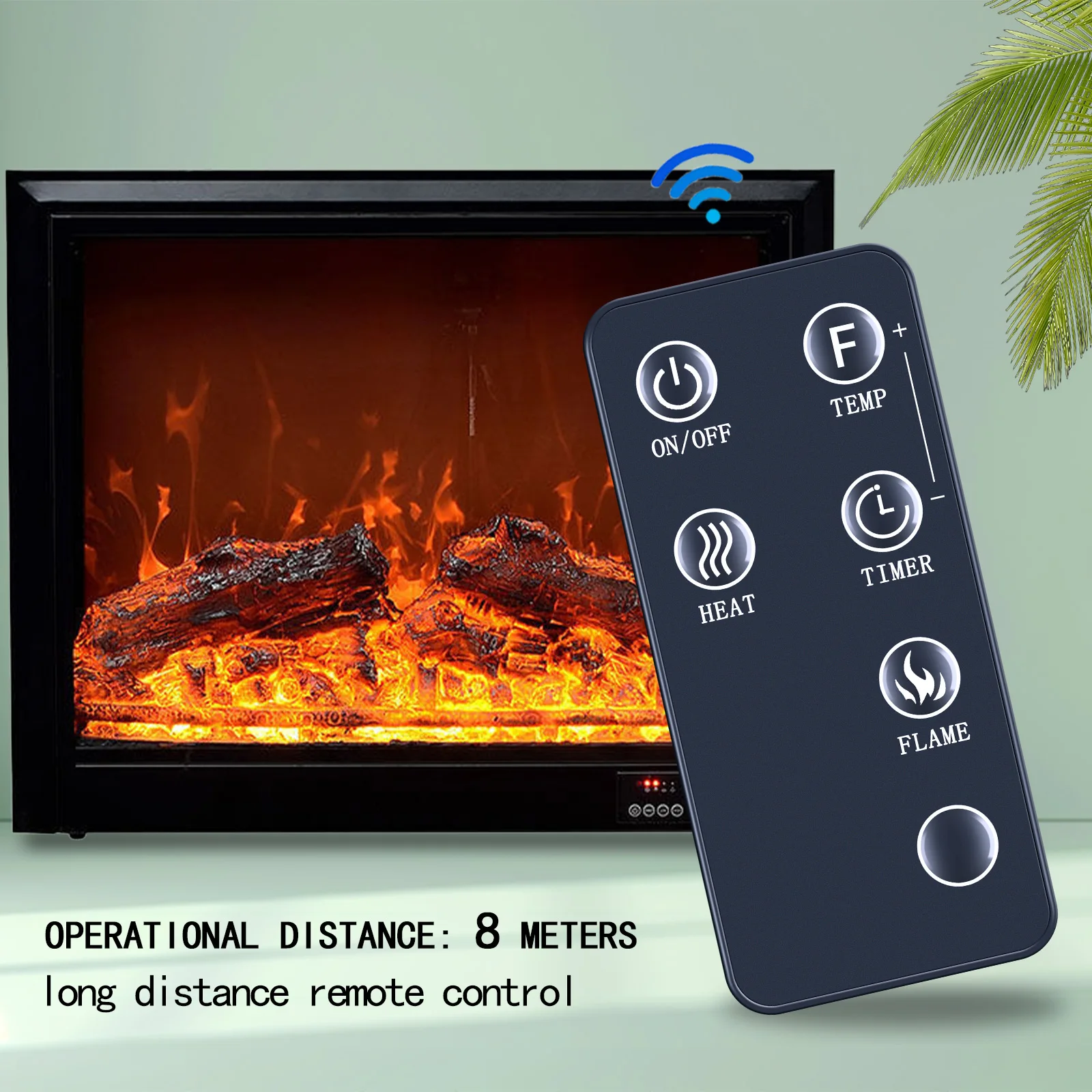 Nuevo Control remoto para chimenea eléctrica Greystone RV 324-000080 324-000142 F2625