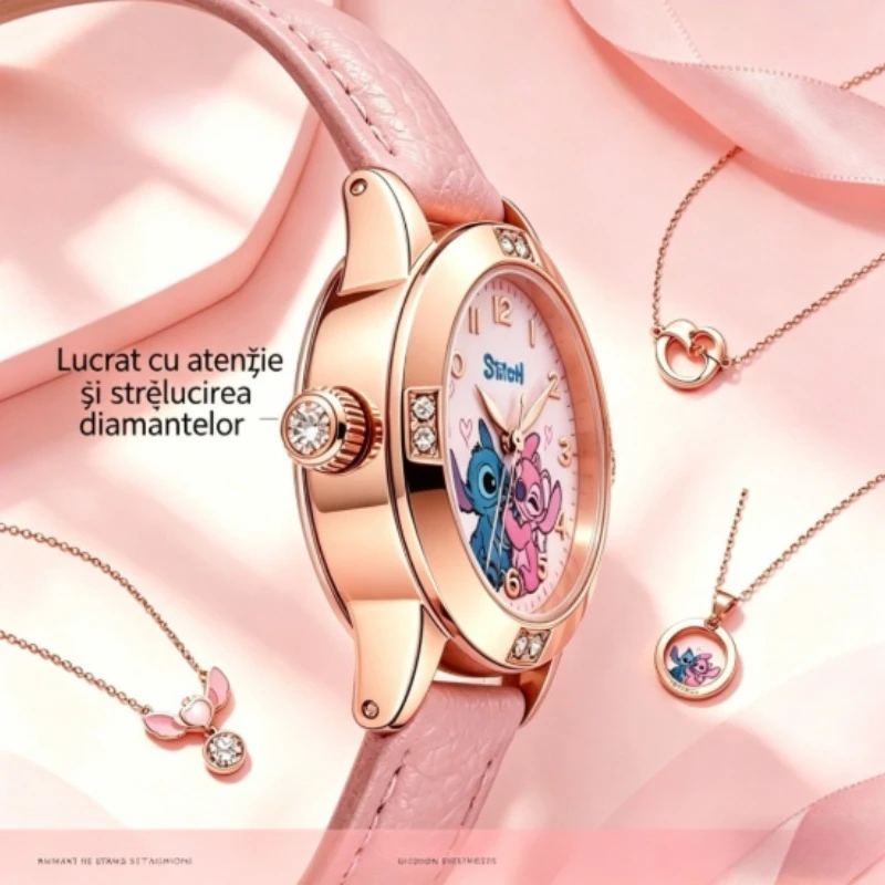 Elegant Stitch Watch Women Simple Quartz Ladies Wristwatches Fashion Exquisite Girlfriend Gift Christmas Halloween Present
