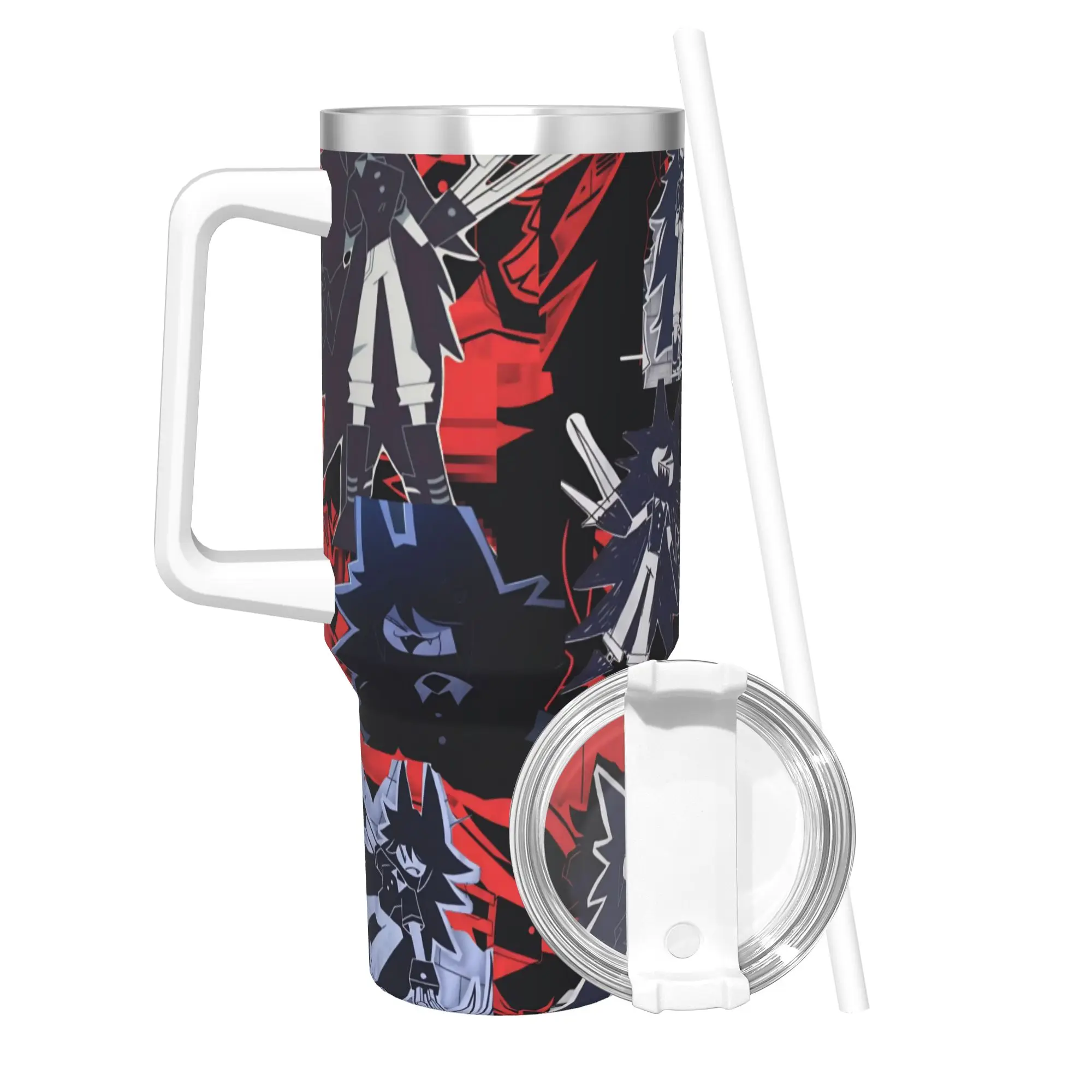 FPE Fundamental Paper Education Tumbler 40oz Stainless Steel Double Wall Vacuum Insulated  Travel Mug With Straw