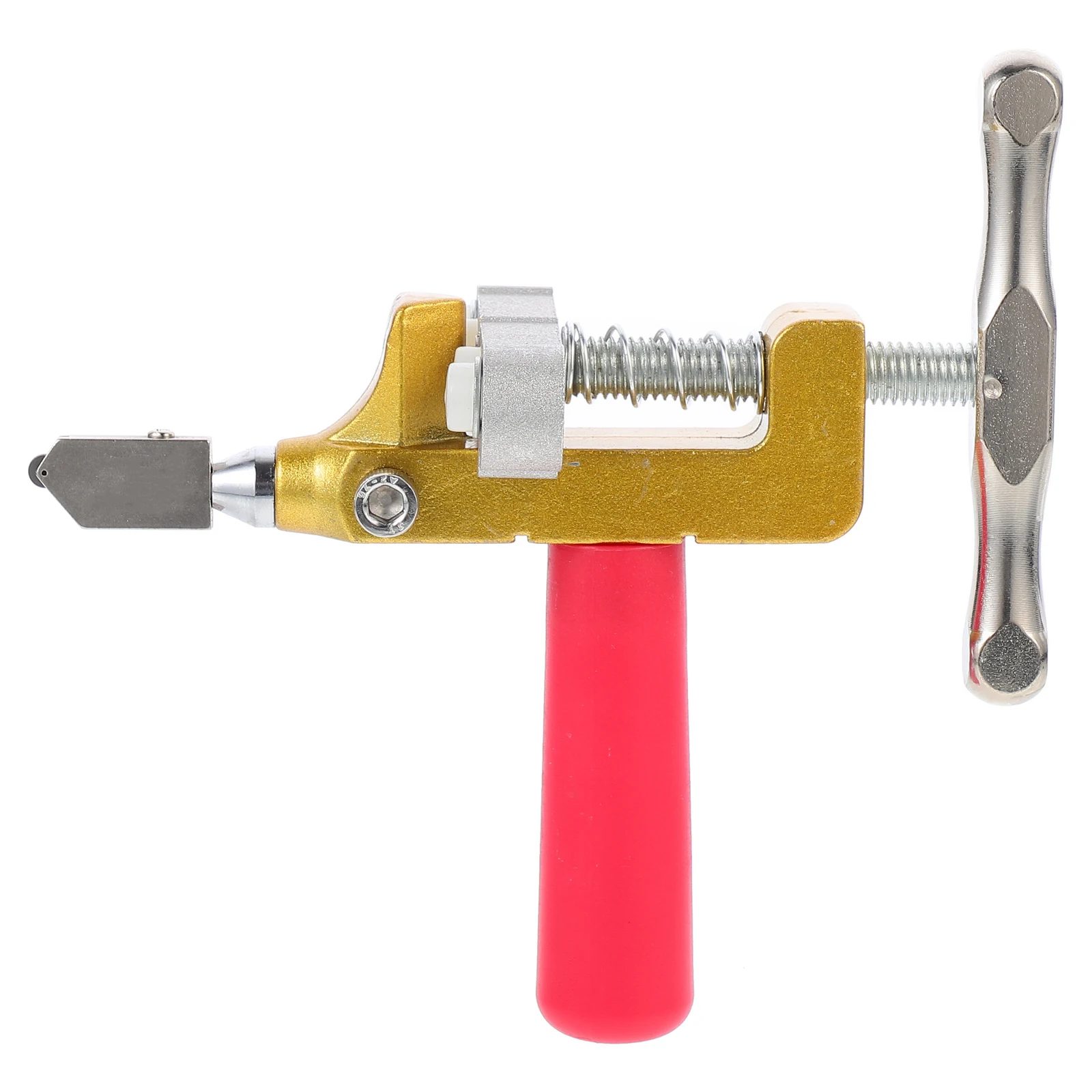 

Multifunctional Roller Glass Durable Plastic Steel Non Slip Handle Home Decoration Tile Cutting Tools Kit Golden Color