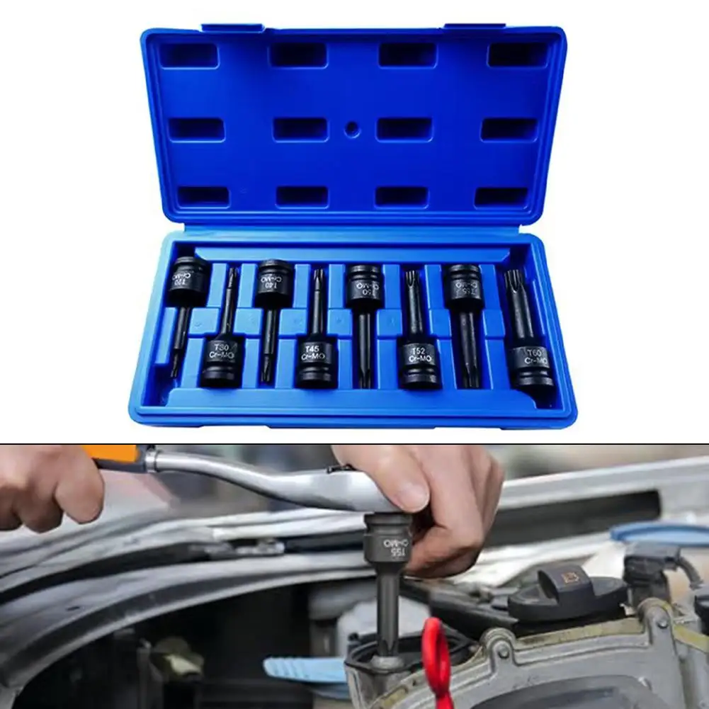 For T-Type Hex Socket Tool Set Versatile For Automotive Repairs Machine Repair Hexagonal Socket Inside The Wind