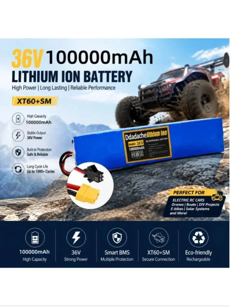 2026 Neuer 10S3P 36V 100Ah 36V Elektroroller-Akku 18650 Lithium M365 Elektroroller 36V Batterie