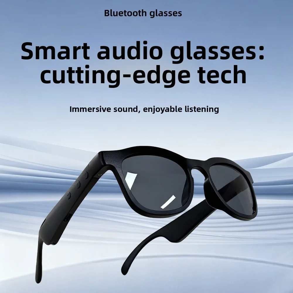 Smart Glasses New Wireless Bluetooth Headset with Ultra-Clear Call Function Integrated into Glasses