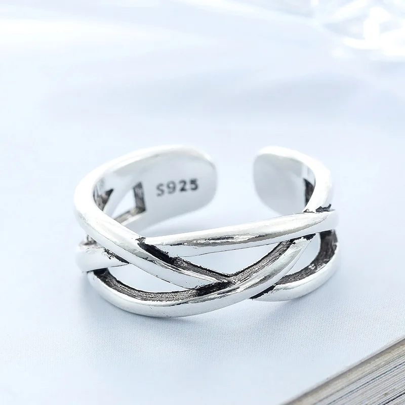 Women's 925 Sterling Silver Butterfly Open Ring