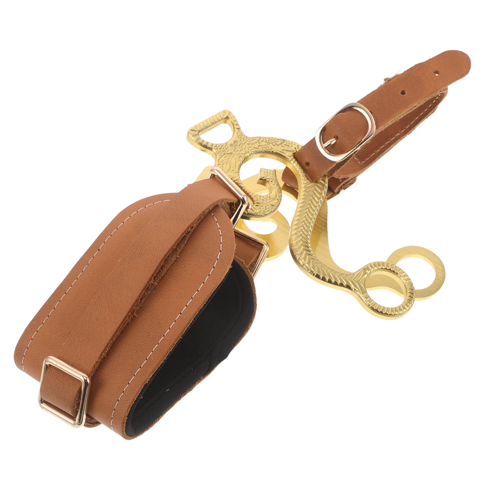 Soft Padded Bitless Bridle for Horse Riding - Adjustable PU Equestrian Tack with Enhanced Comfort Reliable Control for Trail