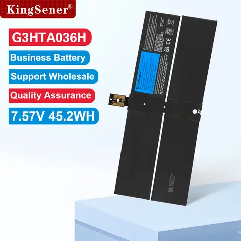KingSener G3HTA036H DYNK01 Laptop Battery For Microsoft Surface Laptop 1 2 1769 13.5"  Series 7.57V 45.2Wh 5970mAh 4-Cells