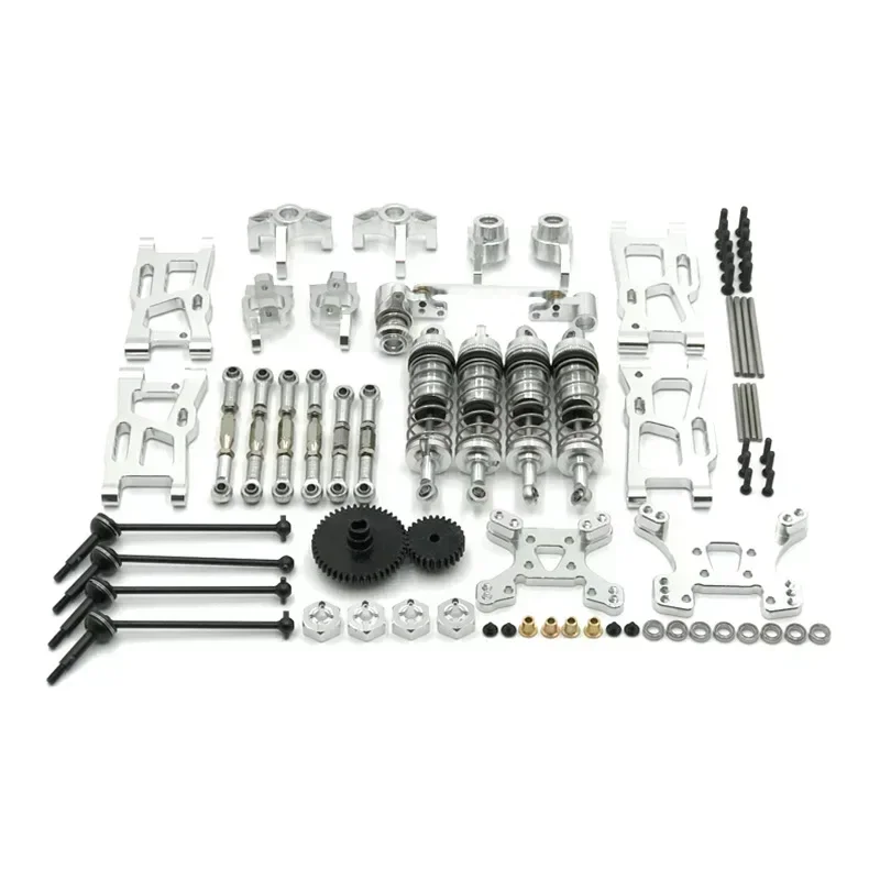 WLtoys RC 자동차 144001 124019 일반 금속 업그레이드 및 수정 부품, 취약한 수정 키트 14개 세트
