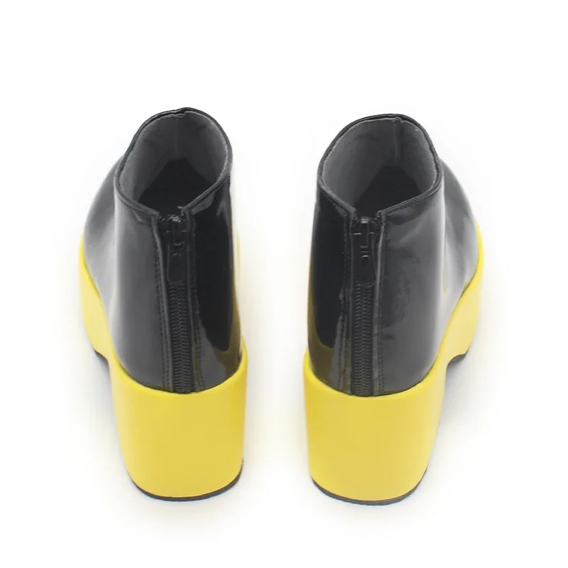 Chaussures de Cosplay Rin en cuir PU, bottes de carnaval d'halloween, accessoires de Cosplay sur mesure