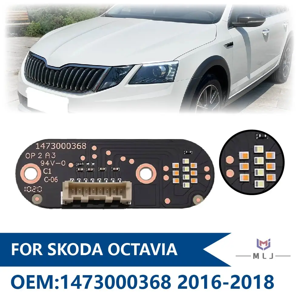 

OE 1473000368 For Skoda Octavia 2016-2018 Angel Eye Daytime Running Light Chip White Light Ballast Module Car Headlight DRL CHIP
