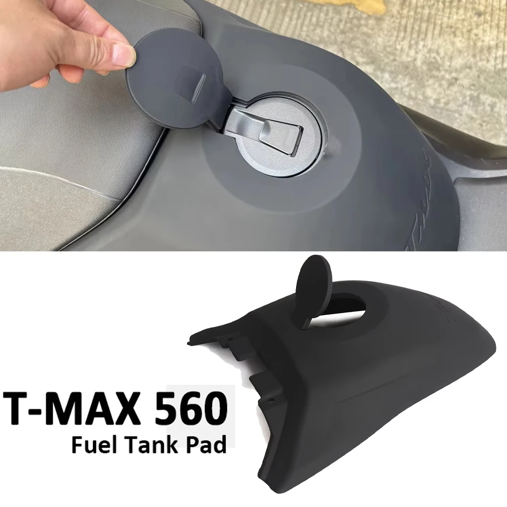 Scooter Accessories Fuel Tank Cap Rubber Gas Oil Tank Protection Cover For YAMAHA Tmax 560 T-MAX560 TMAX 560 2022 2023 2024 2025