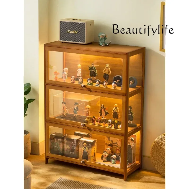 BJ ZLc خزانة عرض الشكل ليغو خزانة عرض أكريليك عرض موقف زجاج مستحضرات التجميل المنتج تخزين الرف المنزلية