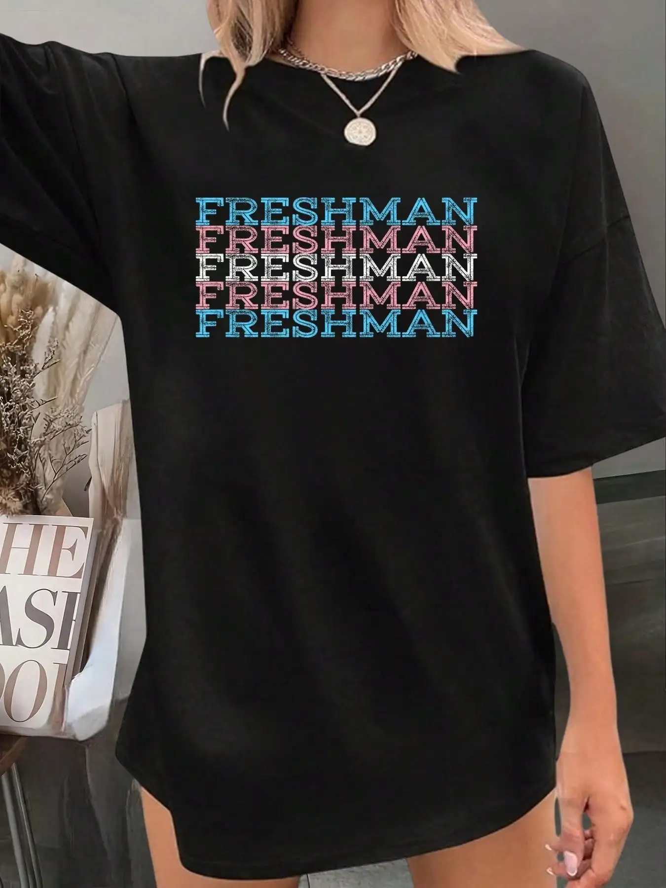 Freshman Trans Pride Flag, LGBTQ Pride, Transgender Pride T-Shirt - Graphic Tees Festival Outfits For Women, Tops For Summer, Top De Mujer Women Summer Clothes