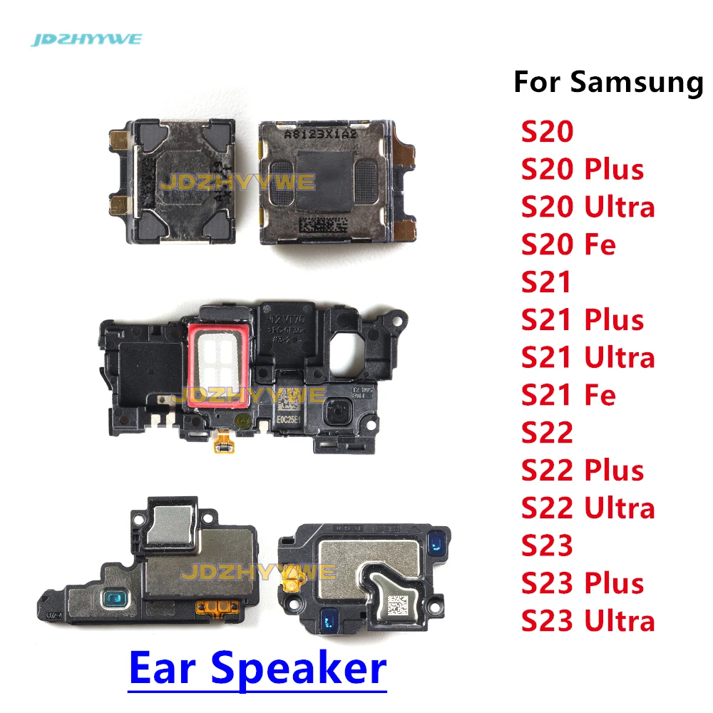 Earphone Earpiece For Samsung Galaxy S23 S22 S21 S20 Ultra Plus FE  4G 5G Top Ear Speaker Receiver Sound Spare Parts