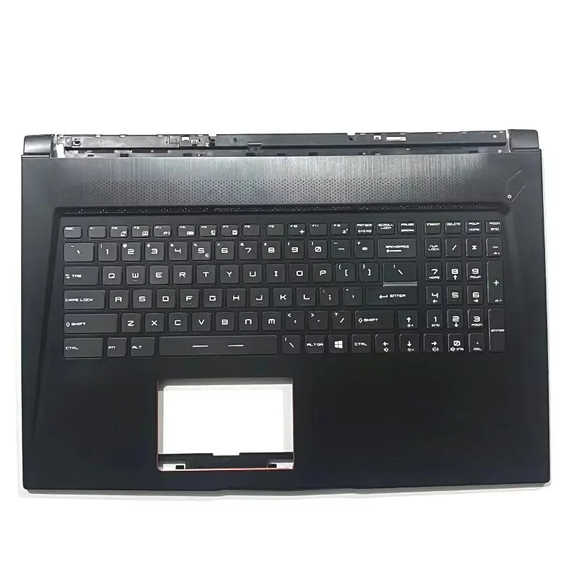 

New For GS73 GS73VR MS-17B1 MS-17B5 17B3 17B7 Laptop Upper Case Palmrest Cover Backlit keyboard