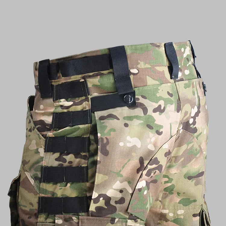 Tops de treinamento tático com capuz G3 masculino, ventiladores do exército, camuflagem de manga longa, roupas militares, camisa e calças, azul marinho