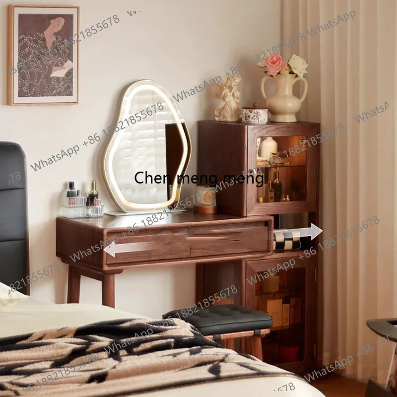

Modern Jewelry Vanity Table Wood Vintage Garden Shelf Luxury Dressing Table Living Room Bedside Vestidores Chinese Furniture