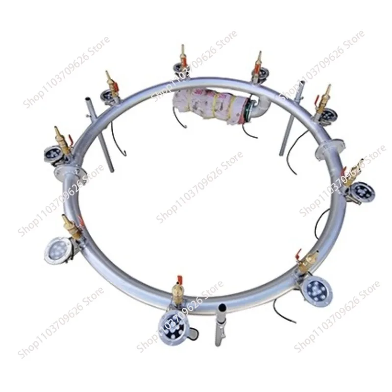 Small music fountain full set of equipment, pool park school, large square music fountain lighting custom manufacturer