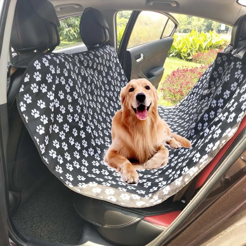 Dog Car Seat Rear Cover Dog Mat Blanket Hammock Pup Oxford Cloth Durable Scratchproof Dog Hammock Car Truck Waterproof Pads