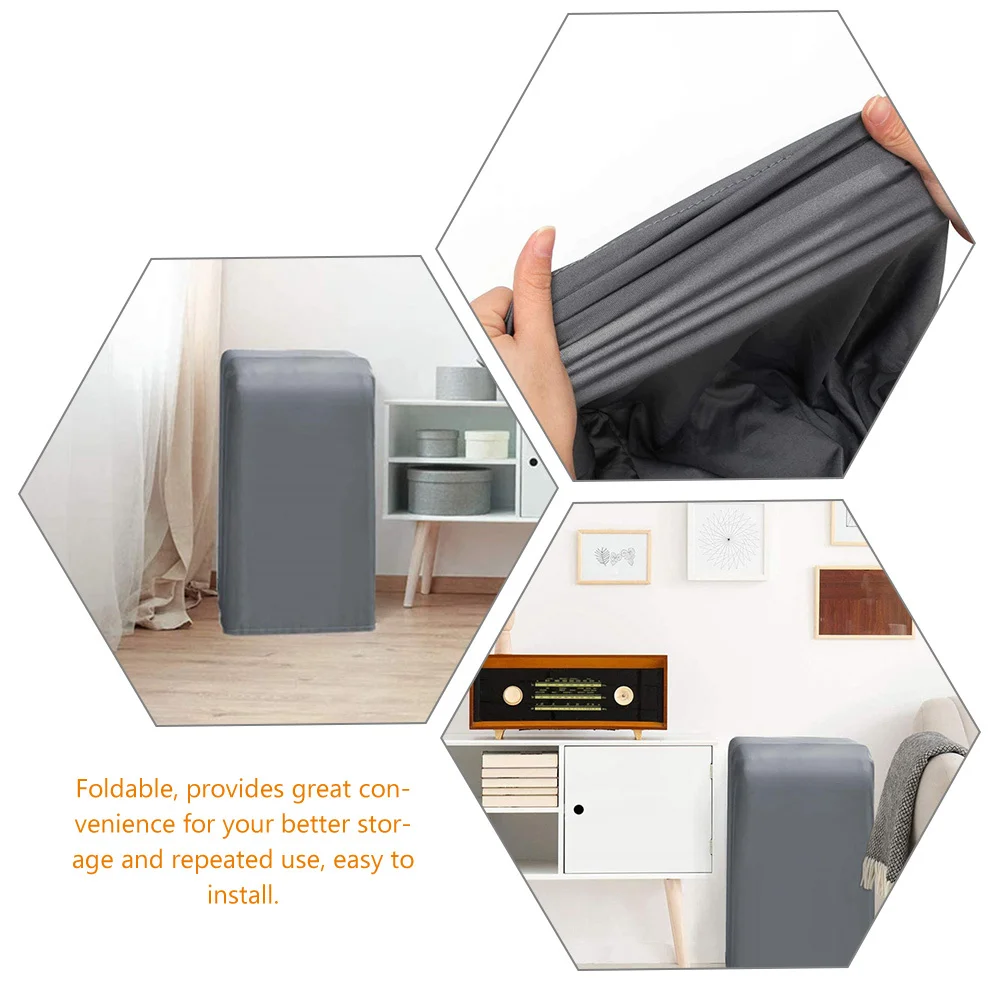 

Ac Unit Cover Air Conditioner Protector Premium Polyester Dust Rain Sand Insect Protection Foldable Easy Install Indoor Cover