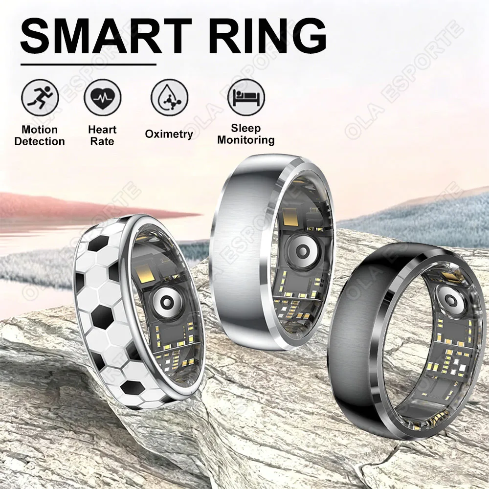 

New Health Management Smart Ring Heart Rate Blood Oxygen and Sleep Monitoring IP68 Waterproof Sports Fitness Rings For Men Women