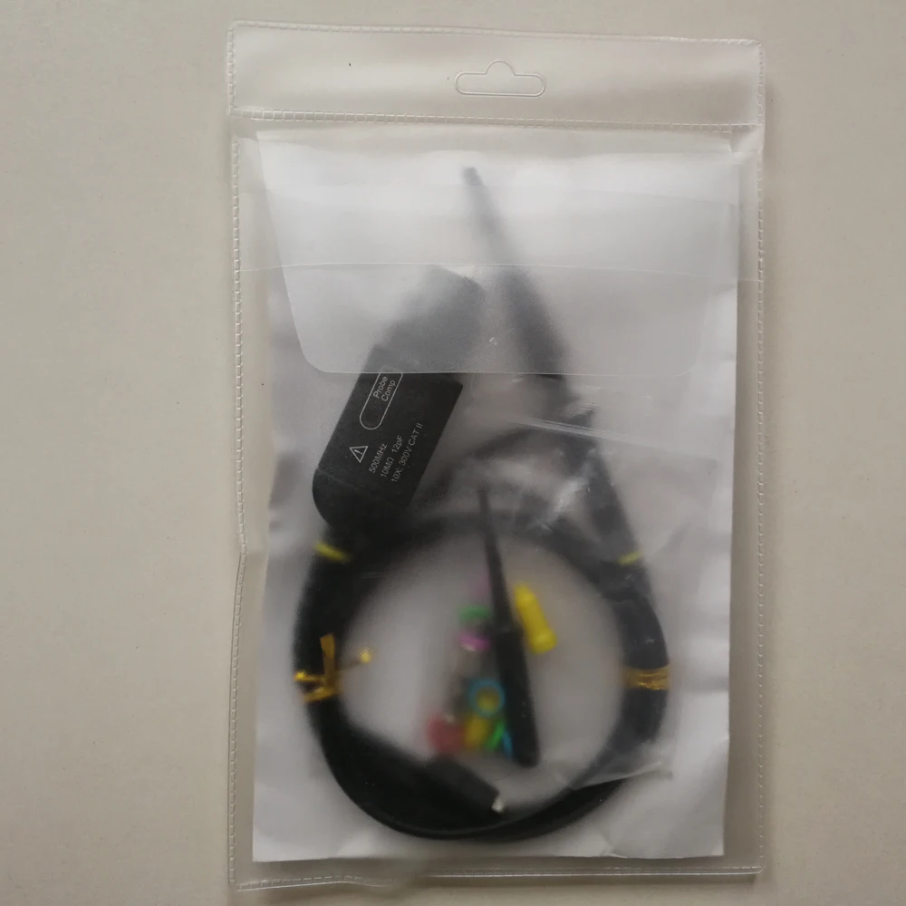 

P6500 500MHz Oscilloscope Probe Accessory Kit 10x 600V DC High Frequency Probe with Additional Parts And Accessories