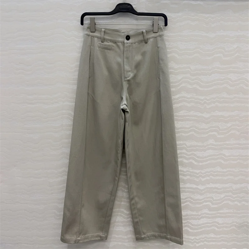 women's pants New winter 2026 high waisted slim straight leg pants Lyocell blend curved knife jeans wide leg pants Denim pants