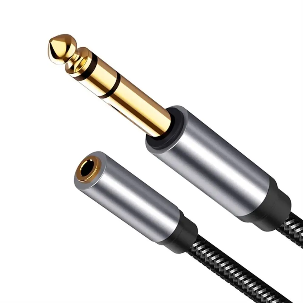 

6.5/3.5mm Converter Microphone 6.35 Male to 3.5mm Female Audio Cord Microphone Recording Adapter AUX Cable Converter Aux Cable