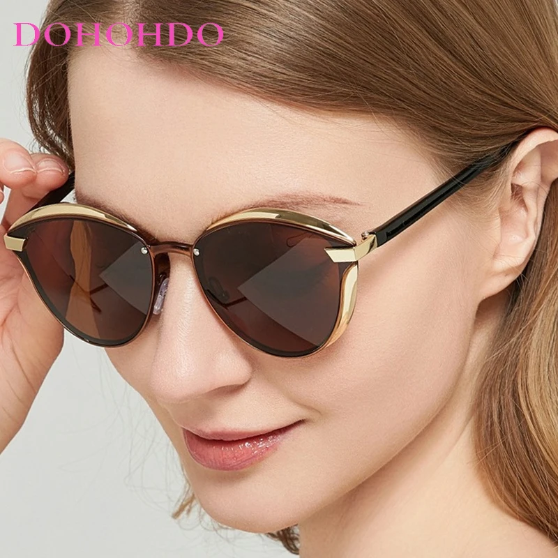 

Vintage Big Round Frame Mirror Women Man Sunglasses Luxury Brand Designer Men Travel Driving Fishing Sun Glasses Female UV400
