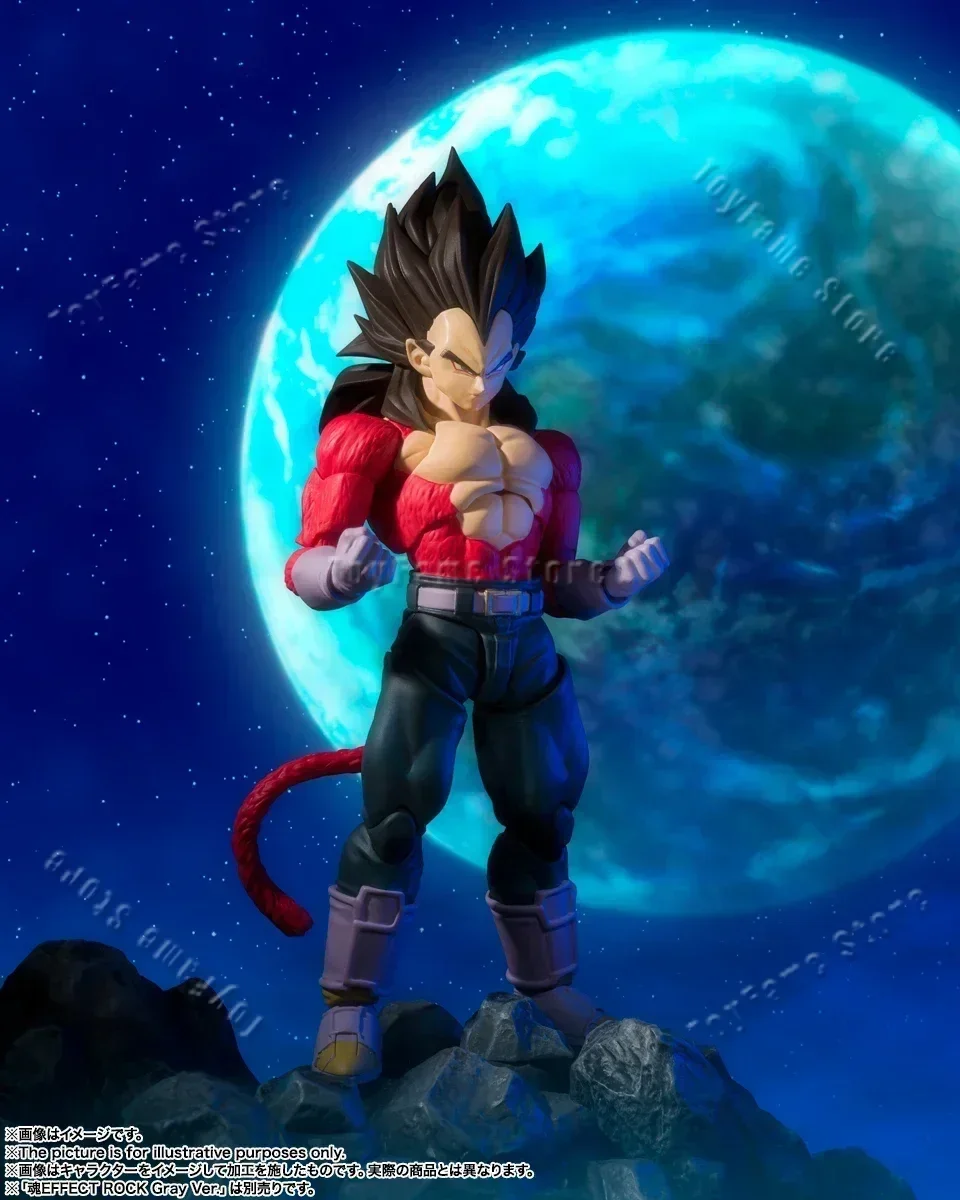 Figura Original SH Figuarts Dragon Ball SHF GT Super Saiyan 4 Vegeta Goku, Figura de Acción SSj4, Modelo Coleccionable, Juguetes, Regalos