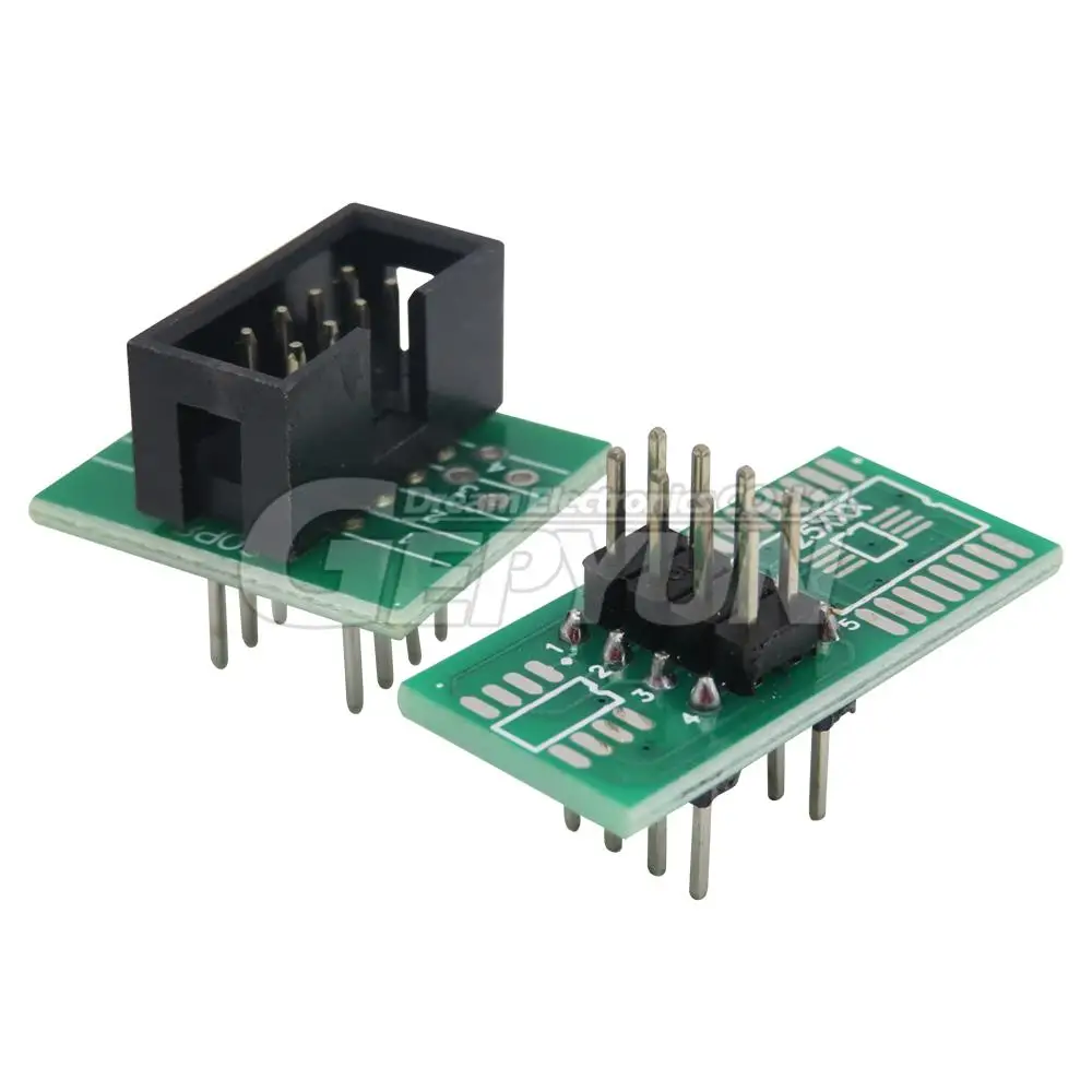 Update version Programmer Testing Clip SOIC8 SOP8 Test Clip For EEPROM 93CXX / 25CXX / 24CXX in-circuit programming+2 adapters