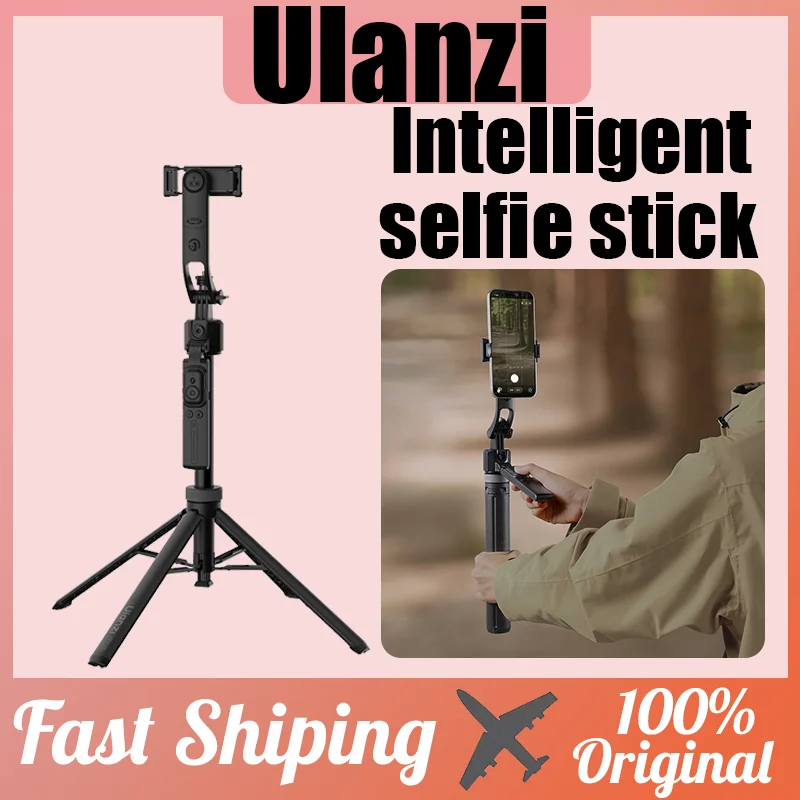 

Палка для селфи Ulanzi TT23 AI, полностью автоматическая, 360° ° Поворотный штатив для слежения и съемки с подвесом для путешествий