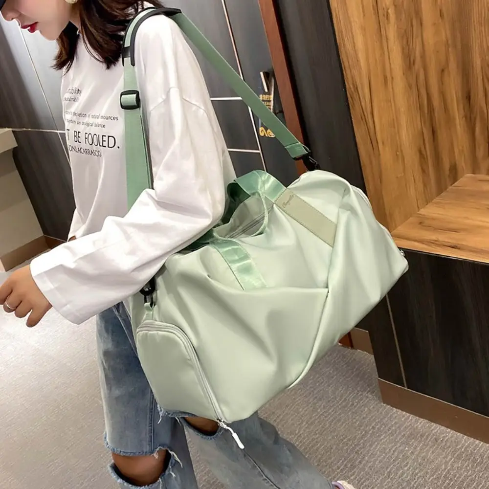 Large Capacity Sports Gym Bag Dry Wet Separation Hand Luggage Travel Dry Wet Bag Lightweight Waterproof Fitness Training Bag