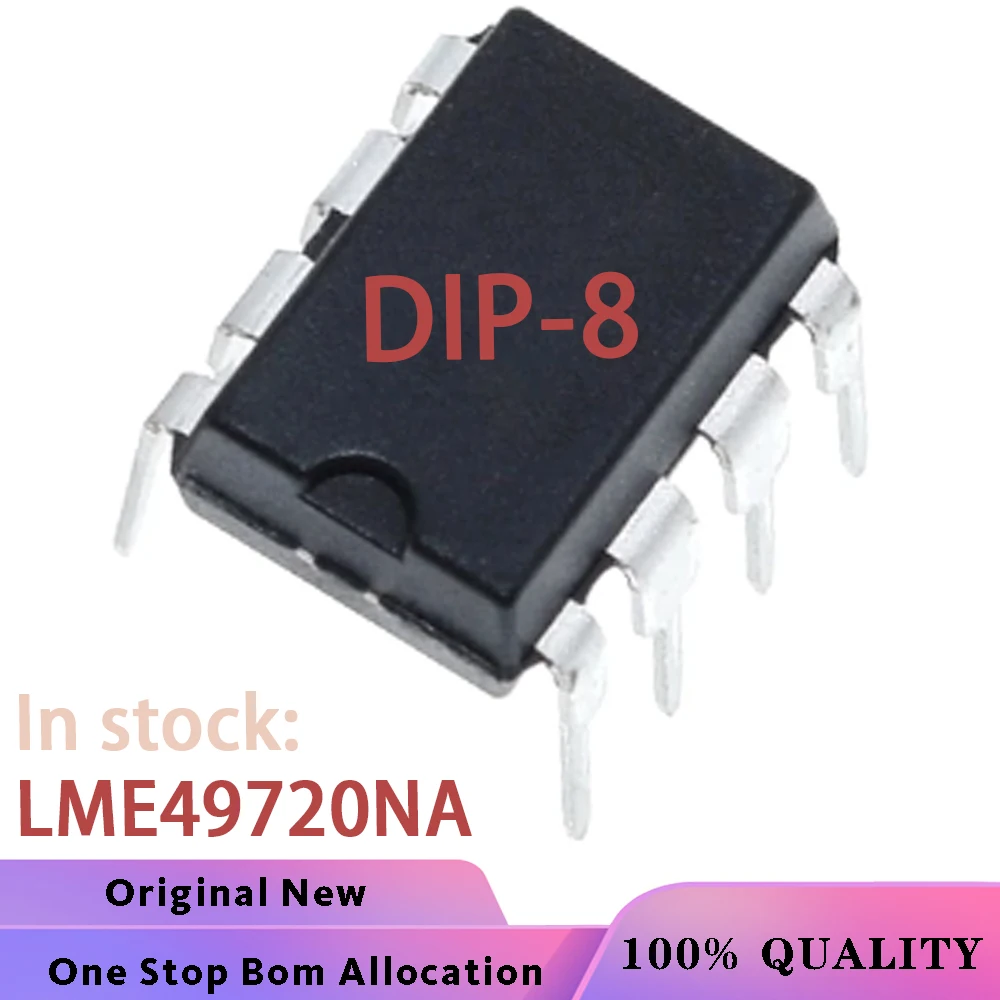 (5PCS) 100% New LME 49720NA 49720NA LME49720NA DIP-8