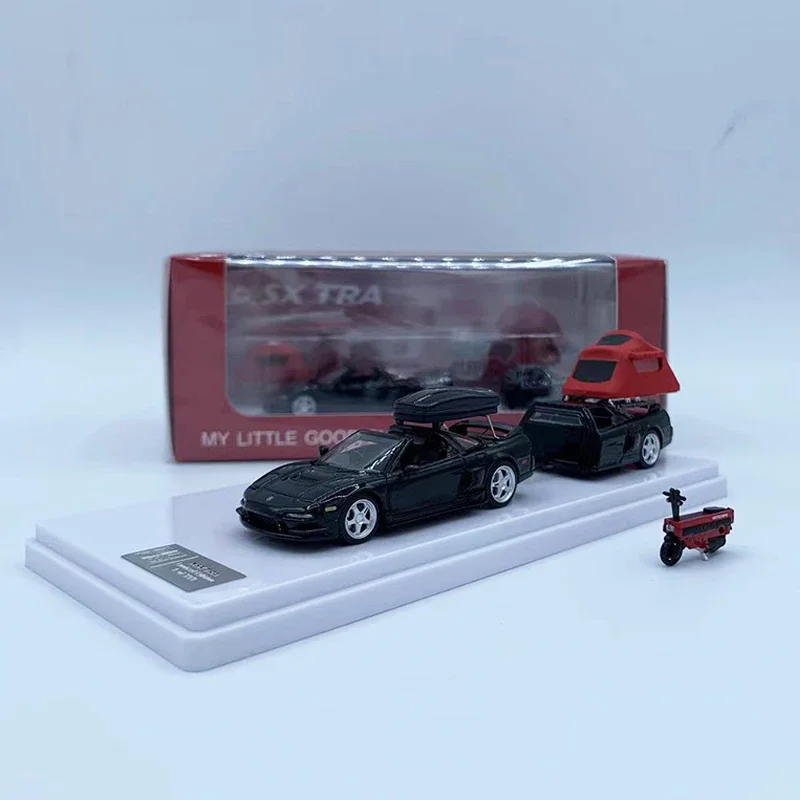 MLGB 1:64 Model Car NSX NA1 NSXTRA Refitting Alloy Die-Cast Vehicle Set - Black