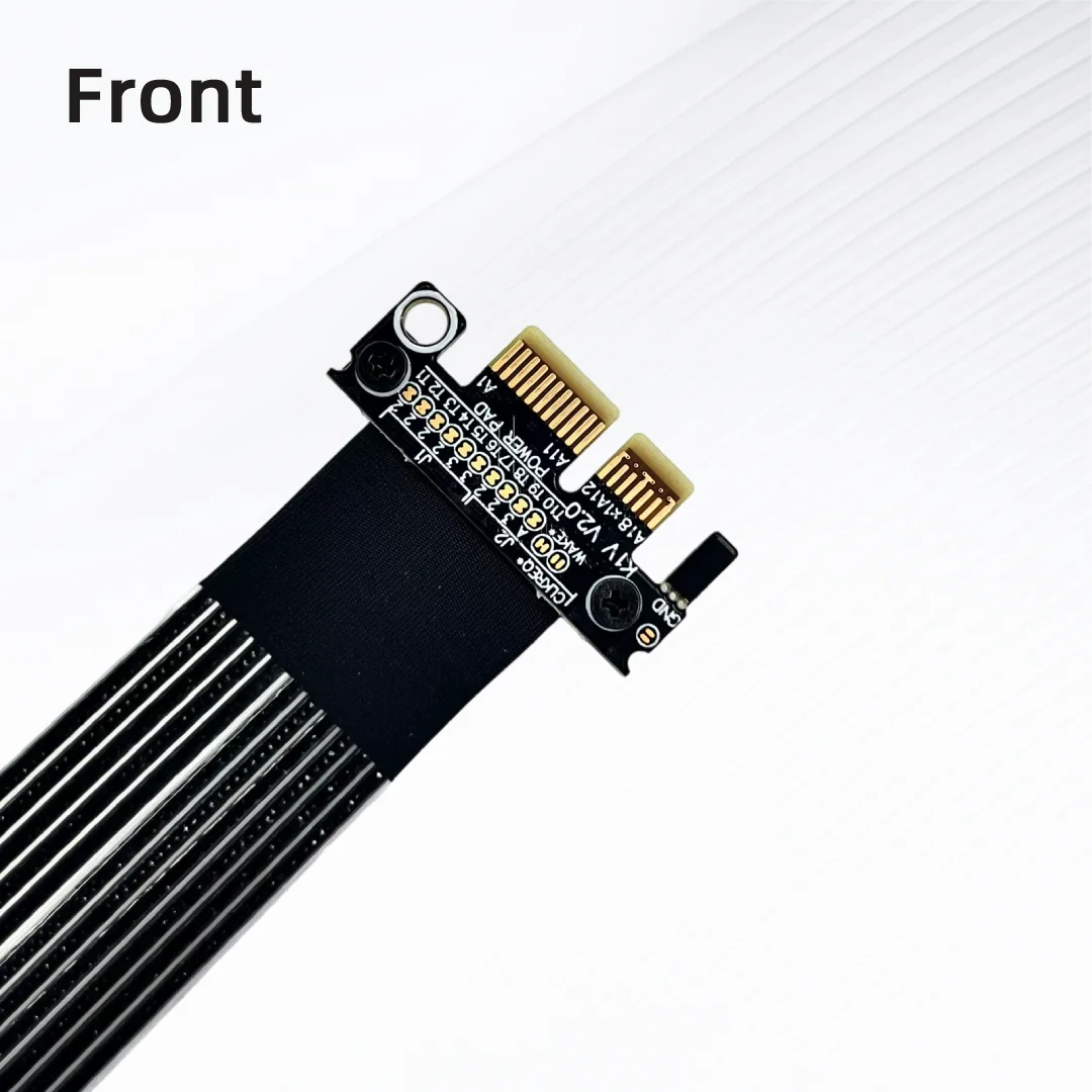 ADT-Link PCIe 4.0 5.0 Extension Cable x1 Male-to-Male Female-to-Female PCIe Signal Direct Connection Exchange Cable