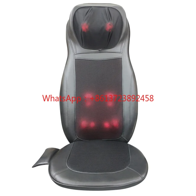 

Massage Cushion For Chair Infrared Buttocks Home Kneading Vibration Heat Body Neck Electric Mat Car Shiatsu Back Massager Seat