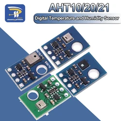 AHT10 AHT20 AHT21 High Precision Digital Temperature and Humidity Sensor Measurement Module I2C Communication Replace SHT20