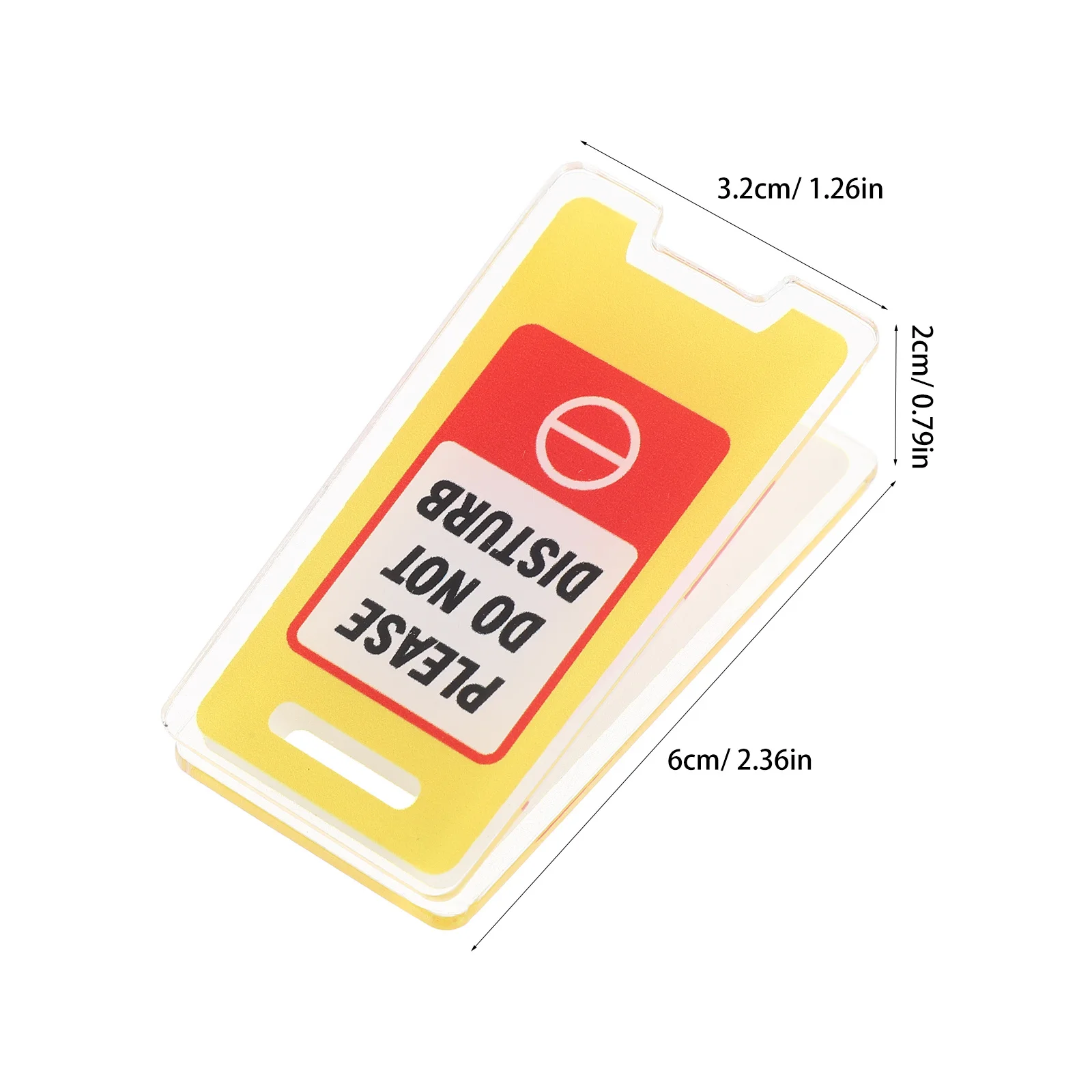 10Pcs Desktop Memo Clip Holder Mini Caution Signs Do Not Disturb Sign for Office Desk Coworkers Colleague Teacher Employee