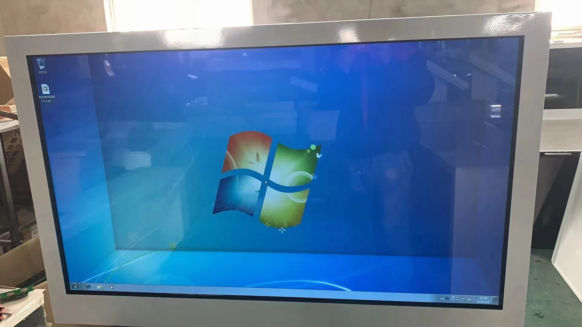 

43'' 55 65" 75" 86 Inch 3D LCD Advertising kiosk, Transparent LCD Display Box, Capacitive Touch Screen Transparent monitor